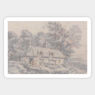 Cottage in Herefordshire by David Cox Magnet